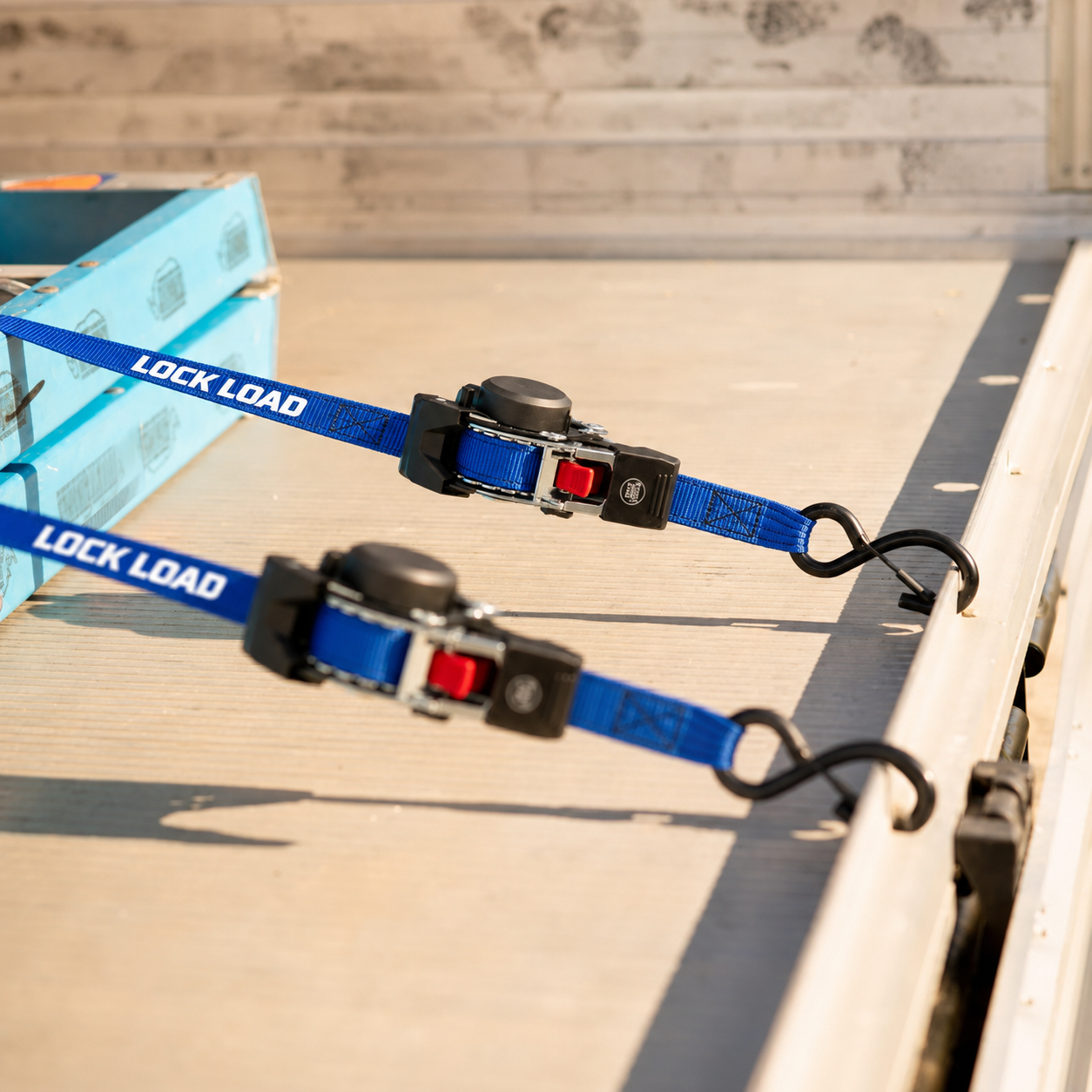 Retractable Ratchet Strap - 3.5m x 25mm (Blue)